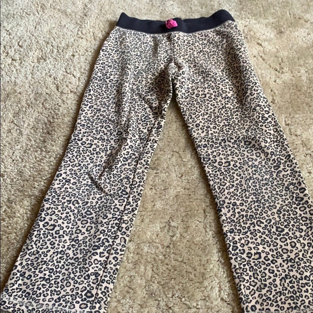 Leopard print sweatpants